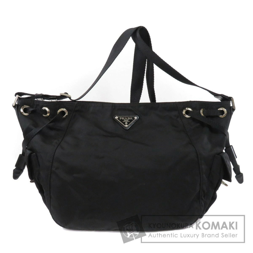 Prada logo plate Black Shoulder Crossbody bag - Picture 1 of 11